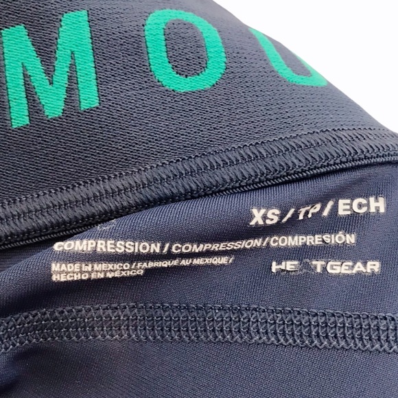 Under Armour HeatGear CompressionLeggings XS BL/GR - Picture 7 of 7